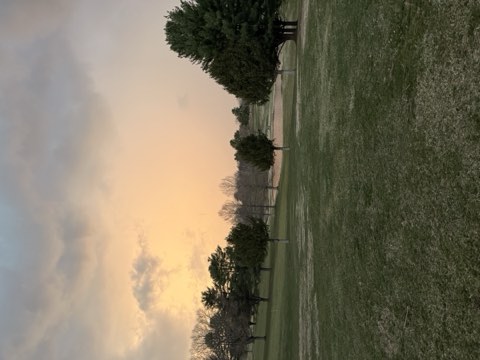 Hole 18, golden hour